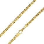 Goldene Elegante trendor Königsketten vergoldet für Damen zum Vatertag 