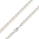 Weiße trendor Silberketten mit Namen glänzend aus Silber für Damen 