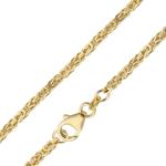 Goldene trendor Königsketten aus Gold 14 Karat für Damen 