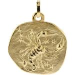 Goldene trendor Skorpion-Anhänger mit Sternzeichen-Motiv aus Gold für Herren zum Vatertag 