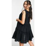 Reduzierte Schwarze Trendyol Mini V-Ausschnitt Minikleider & kurze Kleider für Damen Größe S 