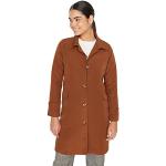Braune Oversize Trendyol Trenchcoats aus Polyester für Damen Größe M 