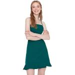 Grüne Elegante Trendyol Mini Kurze Abendkleider aus Polyester für Damen Größe XS 