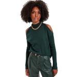 Reduzierte Emeraldfarbene Unifarbene Elegante Trendyol Damensweatshirts aus Acryl Größe L 