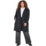 Reduzierte Schwarze Casual Trendyol Trenchcoats aus Polyester für Damen Größe 6 XL Große Größen 