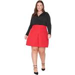 Rote Casual Trendyol Mini Festliche Röcke für Damen Größe L Große Größen 
