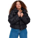 Reduzierte Schwarze Casual Trendyol Winterjacken aus Polyester für Damen Größe XL Große Größen für den für den Winter 