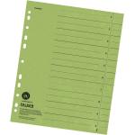 Grüne Falken Kartonregister & Papierregister DIN A4 aus Pappe 