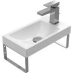 Weiße Treos 710 Handwaschbecken & Gäste-WC-Waschtische aus Mineralguss 