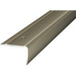 Treppenkantenprofil Alu Edelstahl matt gelocht 30 x 20 x 2500 mm