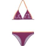 Reduzierte Pinke Protest Bio Triangel Bikinis für Kinder aus Polyamid Größe 140 für den für den Sommer 