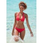 Rote Vivance Neckholder-Bikinis ohne Verschluss mit Rückenverschluss für Damen Größe XS 