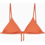 Orange COS Triangel-Tops aus Polyamid für Damen Größe S 