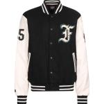 Reduzierte Schwarze Streetwear Fubu College-Jacken & Baseball-Jacken für Herren Größe M 