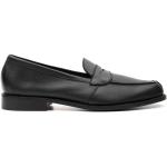 Tricker's, Schwarze flache Schuhe für Herren Black, Herren, Größe: 46 EU