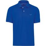 Blaue Trigema Shirts mit Tasche aus Baumwolle für Herren Größe 3 XL 