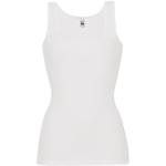Weiße Ärmellose Trigema Feinripp-Unterhemden für Damen Größe XXL 2-teilig 