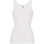 Weiße Ärmellose Trigema Bio Feinripp-Unterhemden für Damen Größe M 2-teilig 