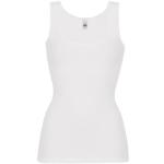 Weiße Ärmellose Trigema Bio Feinripp-Unterhemden für Damen Größe L 2-teilig 