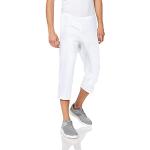 Weiße Trigema Pyjamahosen für Damen Größe 3 XL 