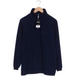 Marineblaue Trigema Damensweatshirts aus Fleece Größe S 