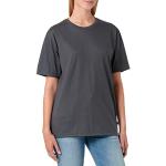 Reduzierte Anthrazitfarbene Halblangärmelige Trigema T-Shirts aus Baumwolle für Damen Größe 3 XL Große Größen 