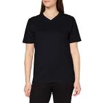Reduzierte Marineblaue Halblangärmelige Trigema V-Ausschnitt T-Shirts aus Baumwolle für Damen Größe XXL Große Größen 
