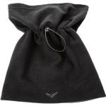 Schwarze Sportliche Trigema Schlauchschals & Loop-Schals mit Knopf aus Fleece für Damen Einheitsgröße 