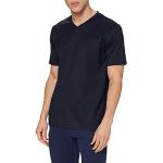Marineblaue Halblangärmelige Trigema V-Ausschnitt T-Shirts für Herren Größe XL 