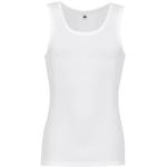 Weiße Ärmellose Trigema Herrenunterhemden aus Baumwolle Größe 3 XL 2-teilig 