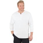 Reduzierte Weiße Langärmelige Trigema T-Shirts für Herren Größe 4 XL 