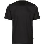 Schwarze Kurzärmelige Trigema T-Shirts aus Baumwolle für Herren Größe M 
