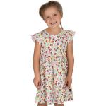 Lila Blumenmuster Trigema Jerseykleider für Kinder aus Jersey für Mädchen Größe 140 