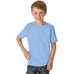 Blaue Casual Trigema Kinder T-Shirts für Jungen Größe 128 