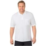 Weiße Kurzärmelige Trigema Kurzarm-Poloshirts mit Knopf für Herren Größe 5 XL Große Größen 