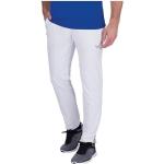 Weiße Trigema Jerseyhosen mit Reißverschluss aus Jersey für Herren Größe 3 XL 