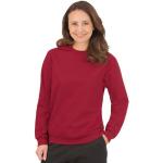 Langärmelige Trigema Bio Nachhaltige Rundhals-Ausschnitt Damensweatshirts aus Baumwolle Größe 3 XL 