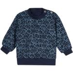 Marineblaue Trigema Rundhals-Ausschnitt Herrensweatshirts mit Kapuze Größe 7 XL für den für den Herbst 
