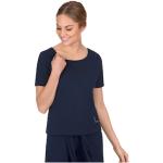 Marineblaue Trigema Nachhaltige Damensweatshirts mit Reißverschluss Größe XXL 