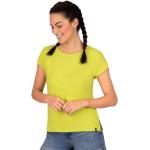 Grüne Trigema Nachhaltige T-Shirts mit Knopf aus Viskose für Damen 1-teilig für den für den Sommer 