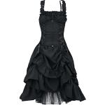Schwarze Gothic Langärmelige Schulterfreie Neckholderkleider für Damen Größe M Große Größen zur Hochzeit für den für den Sommer 