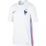 Weiße Nike Frankreich Trikots mit Ländermotiv für Kinder zum Fußballspielen - Auswärts 