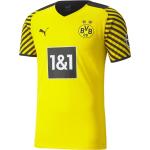 Gelbe Puma BVB Borussia Dortmund Trikots für Herren zum Fußballspielen - Heim 2020/21 