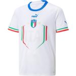 Weiße Puma FIGC – Italienischer Fußballverband Italien Trikots für Kinder zum Fußballspielen - Auswärts 