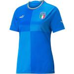 Blaue Puma FIGC – Italienischer Fußballverband Italien Trikots mit Ländermotiv für Herren zum Fußballspielen - Heim 
