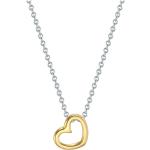 Silberne Herzketten aus Leder für Damen zum Valentinstag 