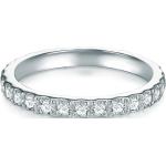 Silberne Memoire Ringe mit Zirkonia für Damen für die Braut 