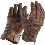Braune Atmungsaktive Gefütterte Handschuhe mit Klettverschluss für Herren Größe XL für den für den Winter 