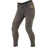 Graue Trilobite Slim Fit Jeans aus Denim für Damen Größe XS 