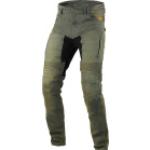 Khakifarbene Atmungsaktive Trilobite Slim Fit Jeans mit Reißverschluss aus Baumwolle für Herren 